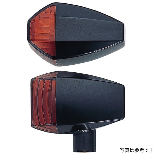 ウインカー 汎用 ユニバーサル ZRタイプ クリスタルカット シングル球 メッキ/アンバー