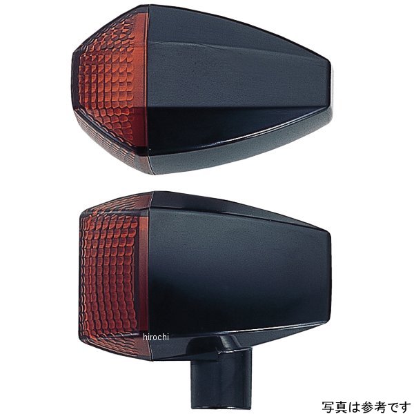 ウインカー 汎用 ユニバーサル ZRタイプ スタンダード ダブル球 メッキ/アンバー