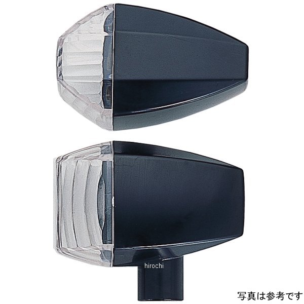 ウインカー 汎用 ユニバーサル ZRタイプ クリスタルカット ダブル球 メッキ/クリアー