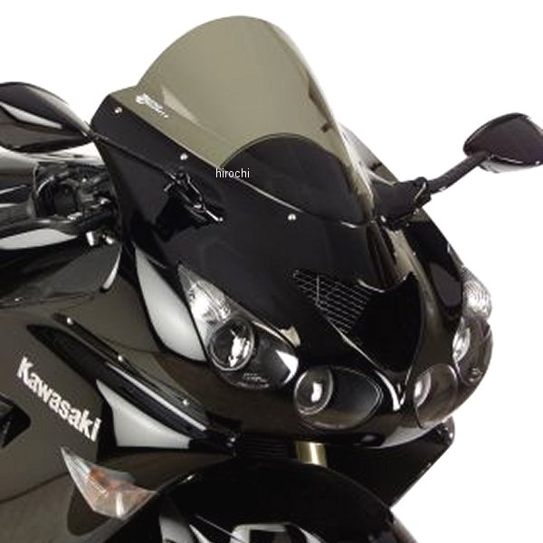 スクリーン ダブルバブル 06年-11年 ニンジャ ZX-14R、ZZR1400 ABS ダークスモーク