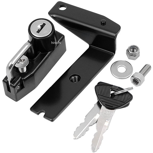 ヘルメットロック ニンジャ250SL 黒仕上げ 1個