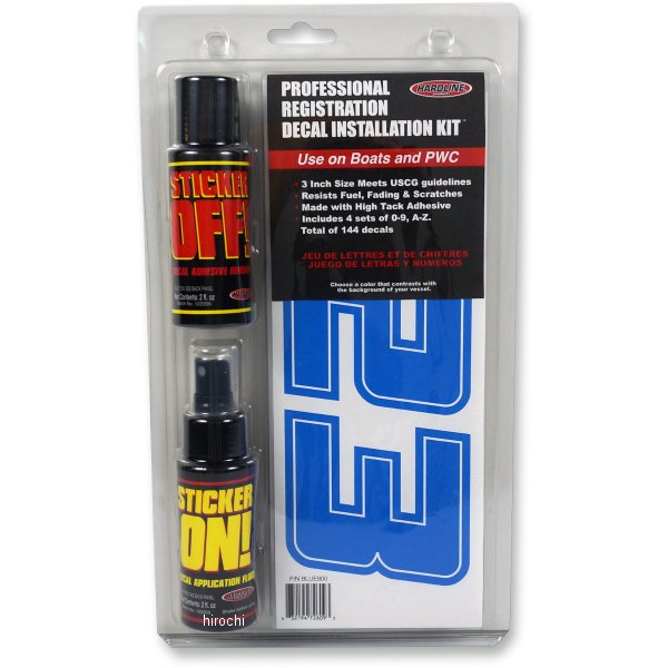 【セール特価】 デカール 76mmとツールキット 青 (144枚入り)