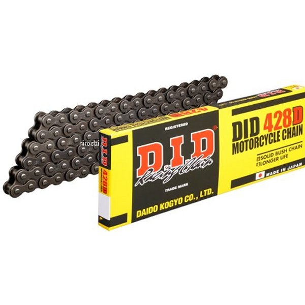 チェーン 428D スタンダード シリーズ スチール 130L クリップ