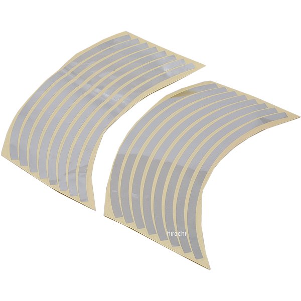 リムステッカー 10インチ用 メッキ