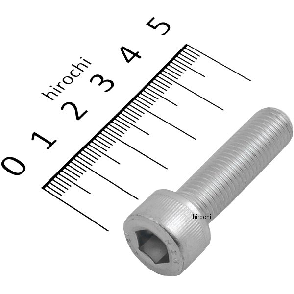 SCM435 キャップボルト 三価クロメート M10x35 P1.25 1本入り