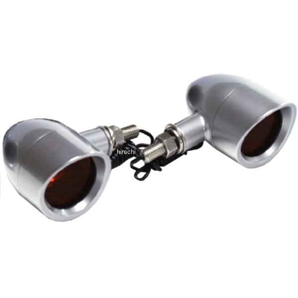 ウインカー 汎用 ブリムタイプ M8 サチライトメッキ/スモーク