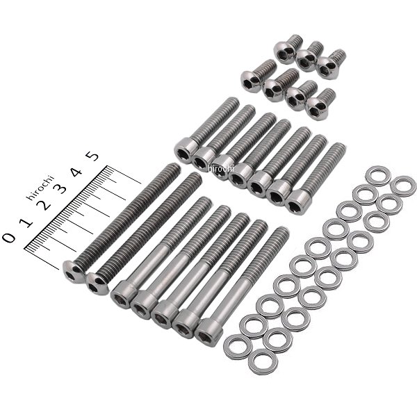 ガードナーウェスコット ボルトキット プライマリー 00年-06年 FX/FLST ステンレス