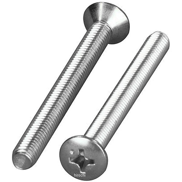 バーエンドリペアパーツ丸皿+小ネジ M5x40mm 2本入り ステンレス