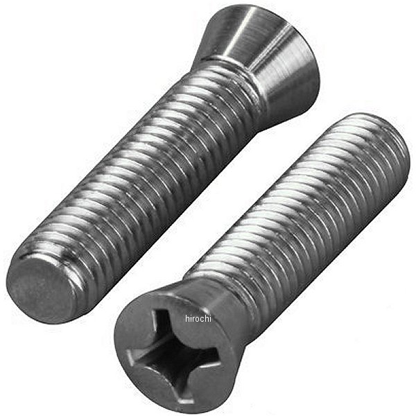 バーエンドリペアパーツ特殊丸皿+小ネジ M8x35mm 2本入り ステンレス