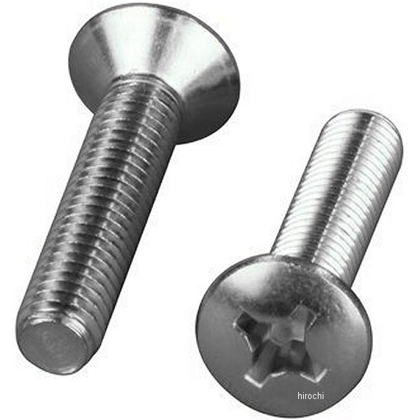 バーエンドリペアパーツ 丸皿+小ネジ M6x30mm 2本入り ステンレス