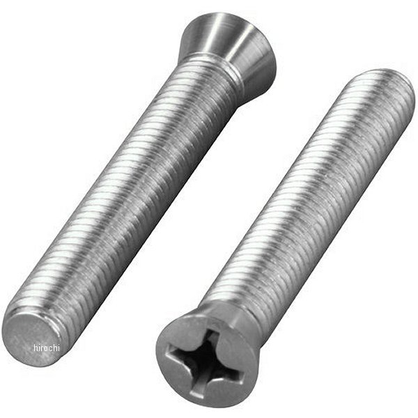 バーエンドリペアパーツ 丸皿+小ネジ M8x55mm 2本入り ステンレス