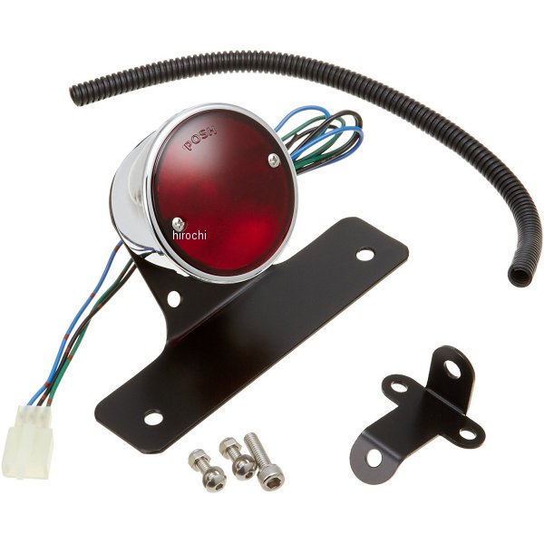 ヴィンテージラウンドテールランプキット 02年-12年 250TR メッキ