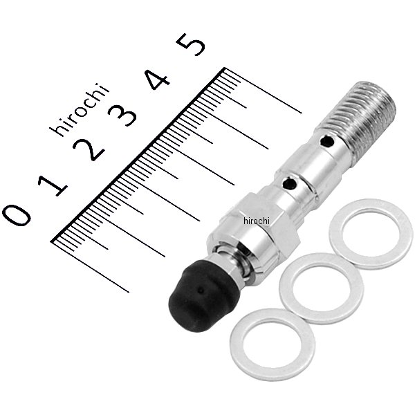 エアフリーバンジョーボルト ダブル P1.25W メッキ