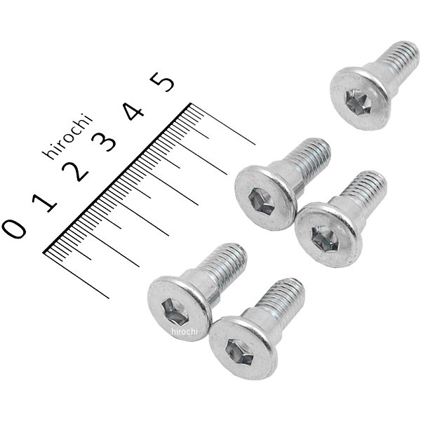 ショートローターボルト M8x20mm P1.25 スチール 5本入り