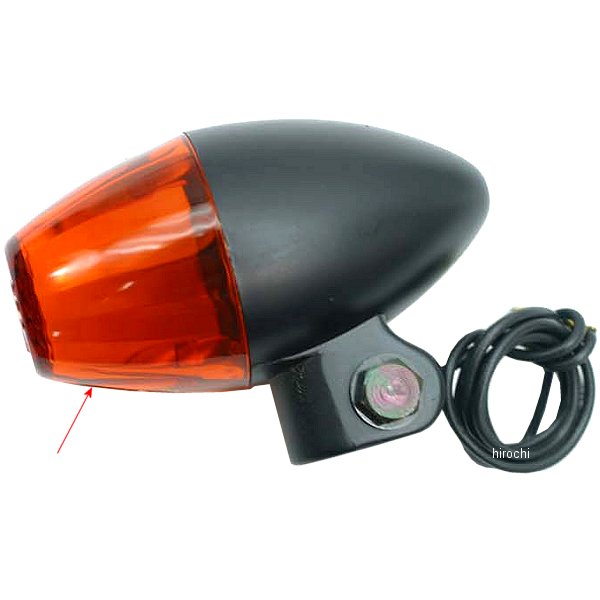 ウインカーレンズ 505 丸型用 オレンジ 2個入り