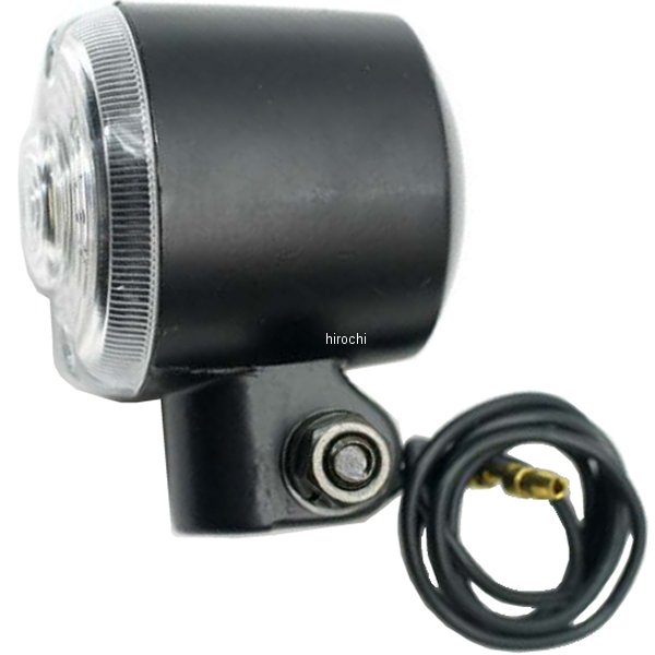 ウインカーランプセット ヨーロピアン 820 丸型 黒/クリア 2個入り