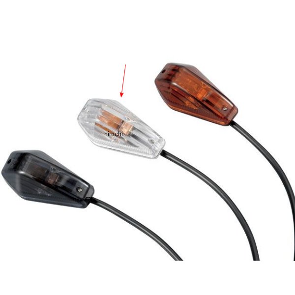 エアロストリームウインカー 汎用 電球付 2個 クリアー