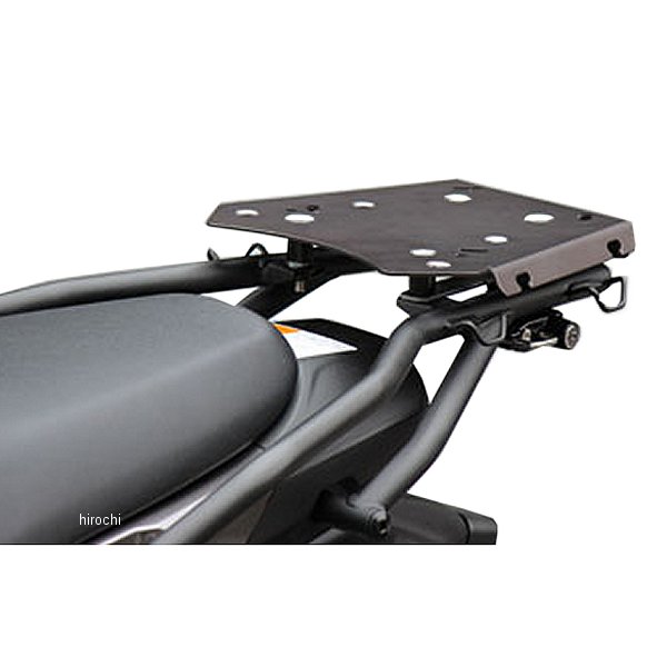 ボックスベースキャリア VERSYS-X 250、VERSYS-X 250 TOURER ガンメタリックアルマイト アルミ