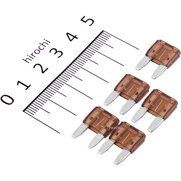 ヒューズ ミニ平型7.5A 5個入り