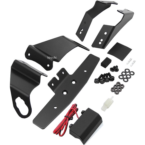 フェンダーレスキット LEDナンバー灯付き 10年-13年 Z1000、ニンジャ1000 黒