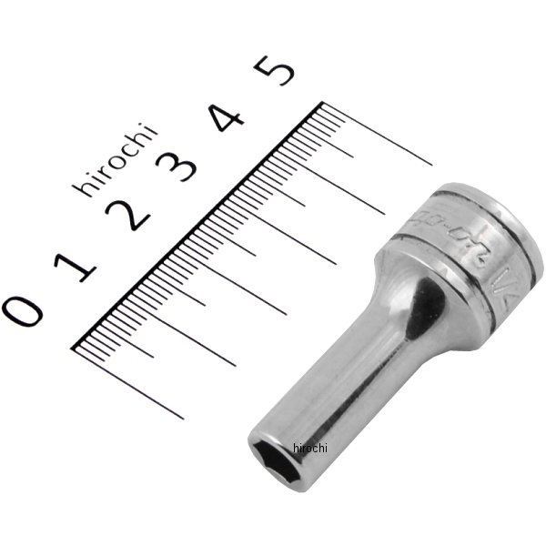 3/8インチ ソケット セミディープ 6角 インチサイズ 1/4インチ