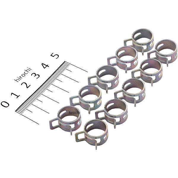 ホースクランプ 3価黒メート処理 10個入り TS120-06-00-T