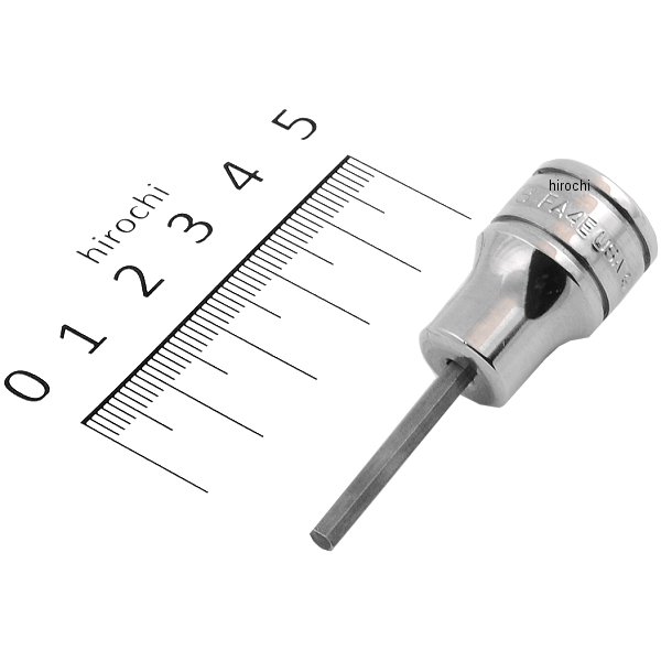 3/8インチ ソケット ヘキサ スタンダード インチサイズ 1/8インチ