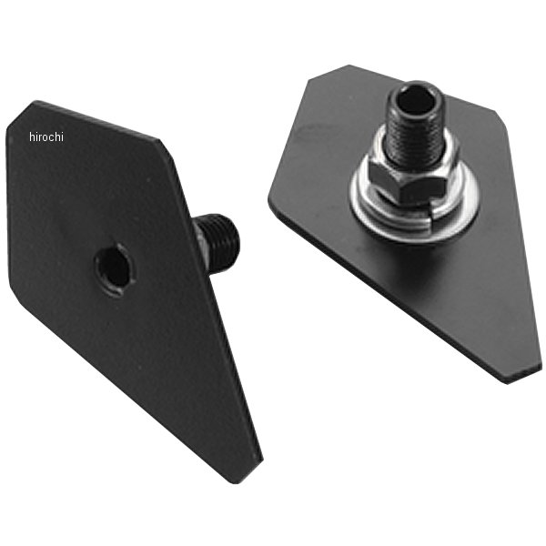 マウントステー 汎用 エアロLEDウインカー用 ジュエルタイプ 黒 2個セット