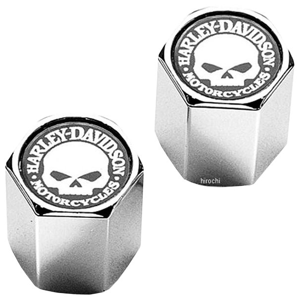 クローム・ABSバルブステムキャップ スカル 41171-03