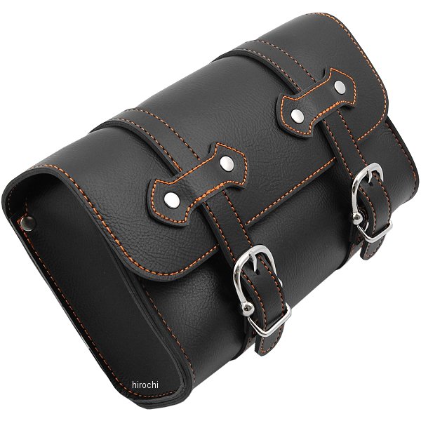 MFA-16  アメリカンツールバッグ・４ ブラック （オレンジステッチ）