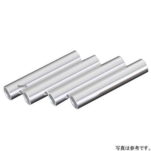 オイルクーラーサイドパイプ シルバー 4個入り