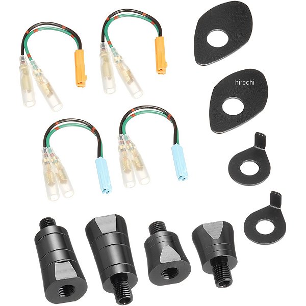 ボルトオンウインカーステーセット 06年-12年 CB1300SF、CB400SF ZRタイプ 黒