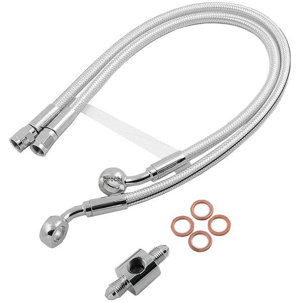 リア ブレーキライン 87年-99年 ソフテイル クローム