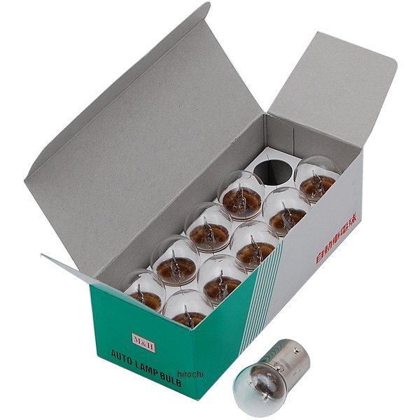 ノーマルバルブ 6V17W ウインカー球 ストップ球 (クリア) 1箱 (10個入り)