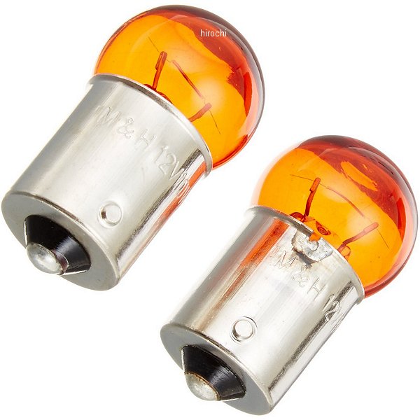 ウインカーバルブ 汎用 12V10W オレンジ 2個入り