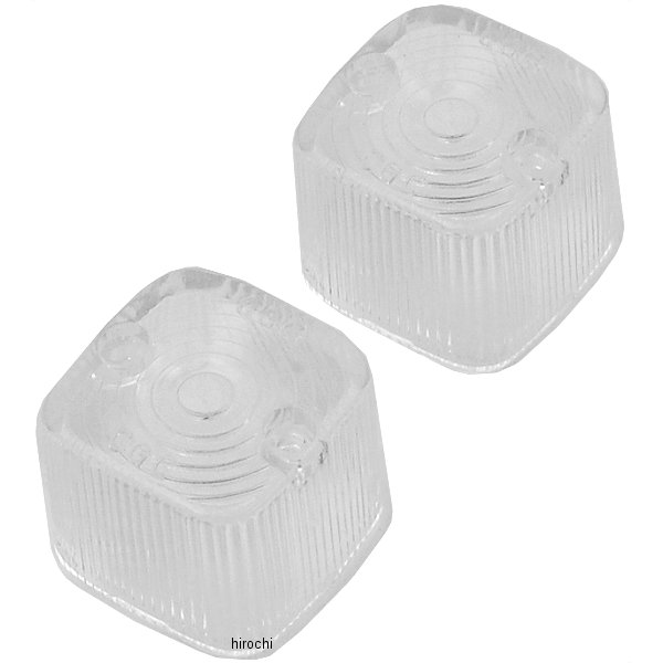 ウインカーレンズ 160、180 角型用 白 2個入り