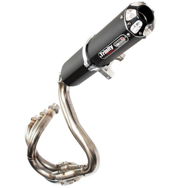 トリニティー Trinity Racing フルエキゾースト 16年以降 YXZ1000R アルミ 黒