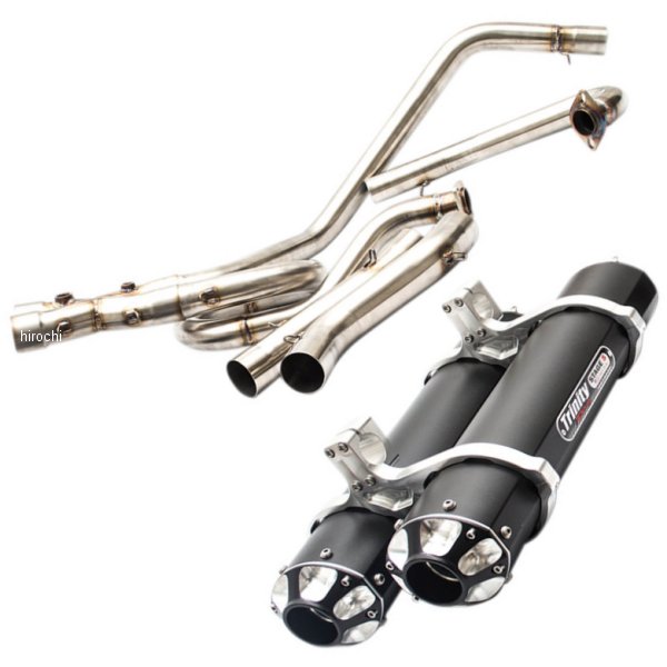 トリニティー Trinity Racing フルエキゾースト 14年-15年 KRF800 アルミ 黒