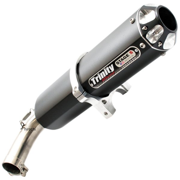 トリニティー Trinity Racing スリップオンマフラー 16年以降 YXZ1000R アルミ 黒