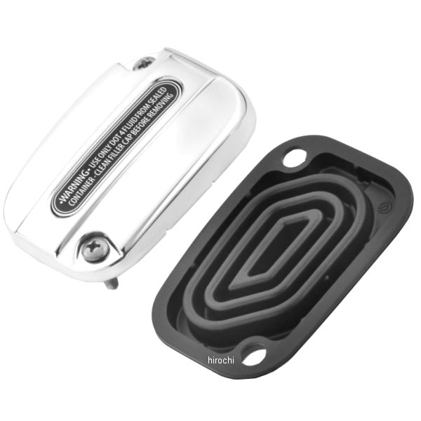 フロント・マスターシリンダーカバー ブレーキ 08年以降 FLH クローム 42123-08