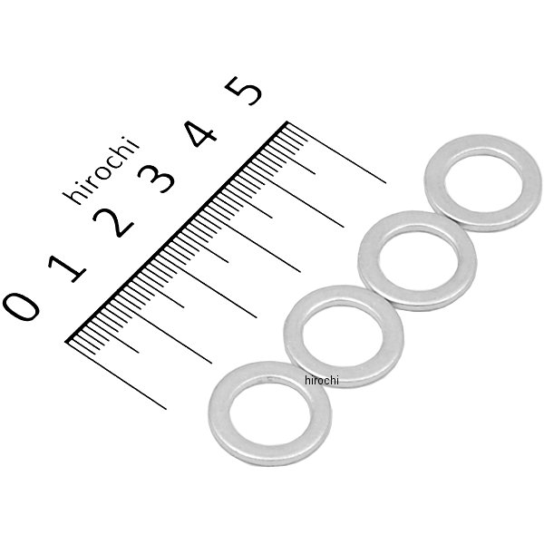 クラッシュワッシャー 内径11mm アルミ 4枚入り
