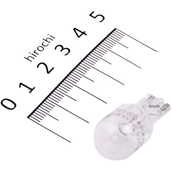 白熱バルブ T16 12V16W ウェッジ 1個入り