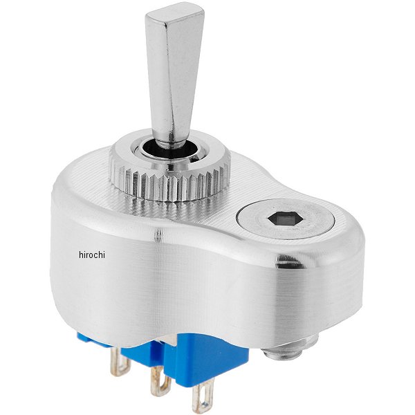 ミニスイッチ 汎用1穴 トグルスイッチ フラット オートキャンセル アルミ