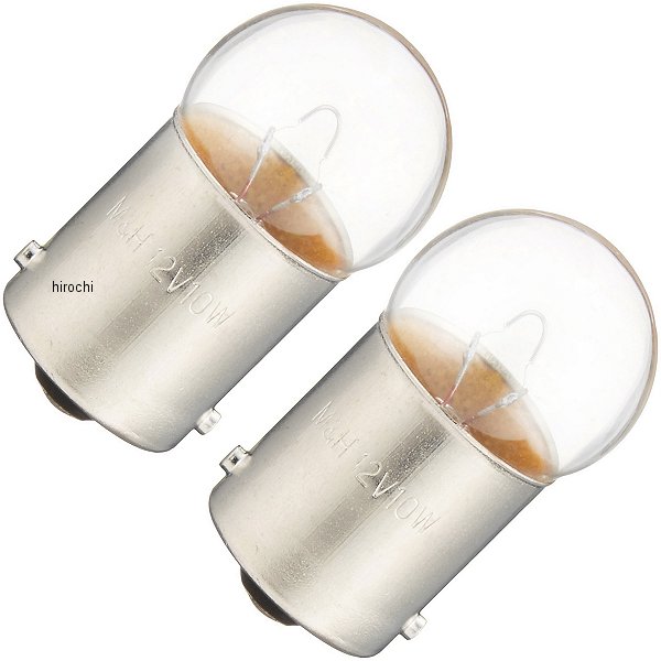 ウインカーバルブ 12V10W クリアー 2個入り