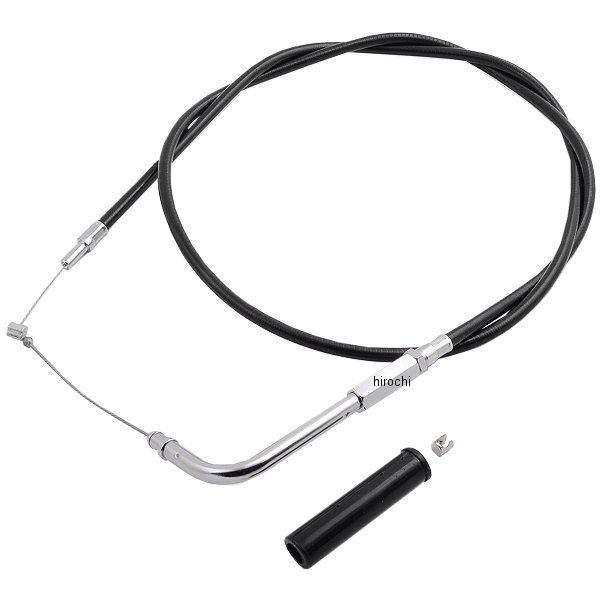 スロットルケーブル(引き) 96年-17年 Big Twin 黒 1095mm