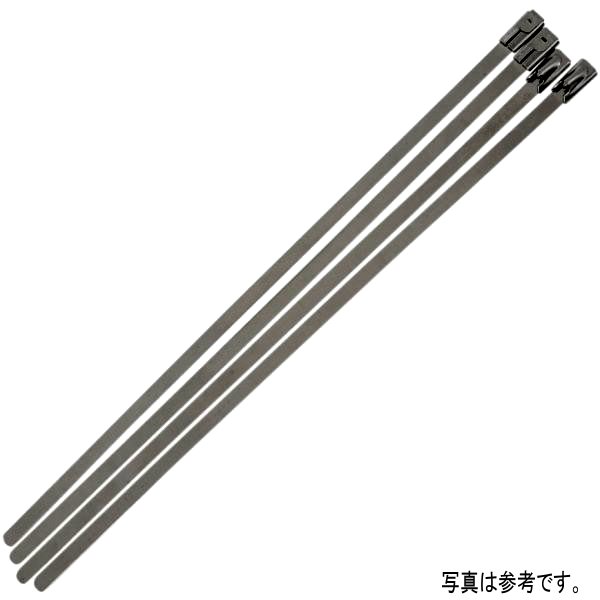 タイラップ ステンレス 0.31インチ x 8インチ 黒 4本入り