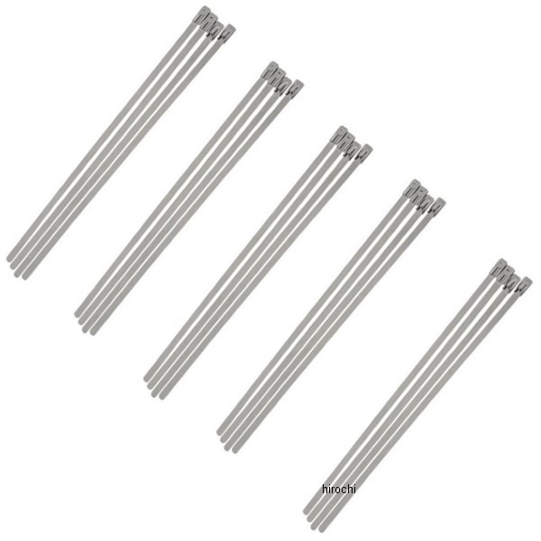タイラップ ステンレス 0.18インチ x 8インチ シルバー 20本入り