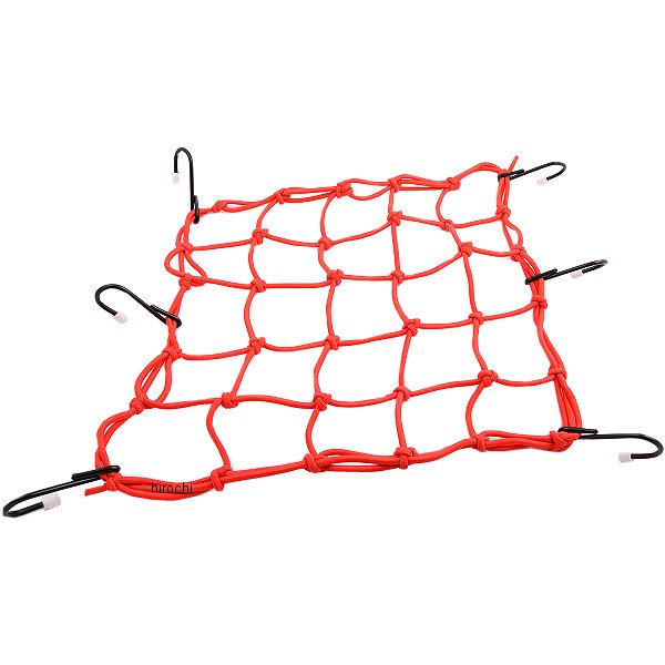 ツーリングネット 13インチ(33cm)X13インチ(33cm) 赤