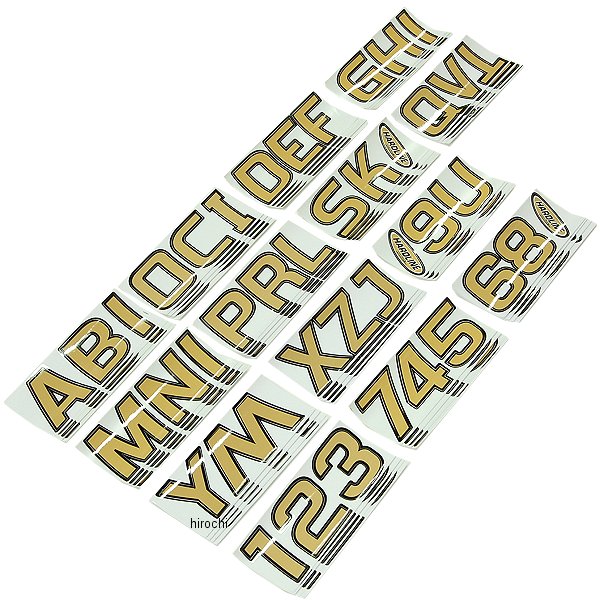 【セール特価】 ステッカー 76mm 700 ブラウン/黒 (146枚入り)