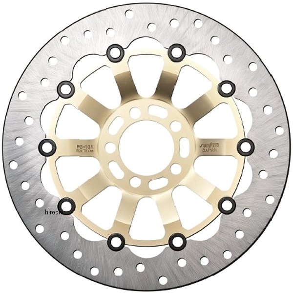 フロント ディスクローター カスタム 310 88年-13年 バンディット1200、イナズマ1200、SV650 ゴールド